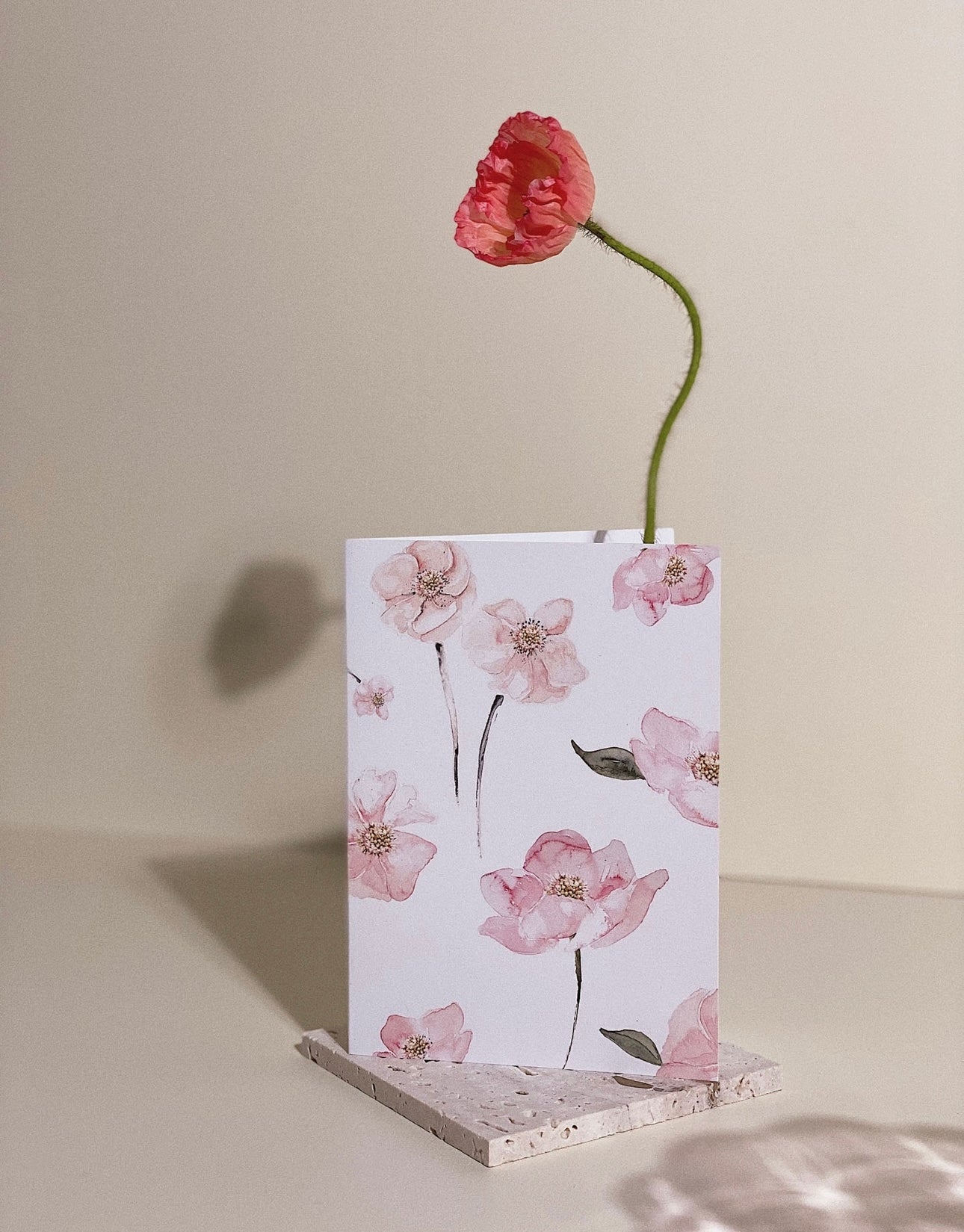 GREETING CARD // POPPY FIELDS